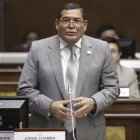 El candidato a asambleísta Jorge Chamba protagonizó un incidente con la Policía, al estar acompañado por hombres armados.