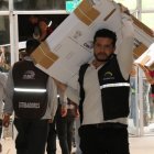 Preparativos para las elecciones del domingo 9 de febrero.