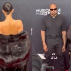 Kanye West y Bianca Censori en los Grammys 2025
