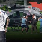 Neymar ya entrenó con sus nuevos compañeros en Santos.