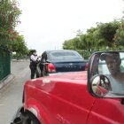 Descontento. Los visitantes consultados se mostraron inconformes al conocer la nueva medida. Actualmente sigue siendo gratuito el parqueo.
