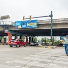RECORRIDO POR VARIOS PUNTOS DE GYE DONDE SE VE PANTALLAS 3D EN PASO ELEVADO DE VEHICULOS FOTOGRAFO: FRANCISCO FLORES PERIODISTA: JUAN DANIEL PONCE FECHA: 28-01-2024 AG-EXTERNOS