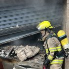 Guayaquil. El incendio en el local se registró este miércoles 5 de febrero.