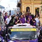 Daniel Noboa estuvo en Cuenca como parte de su campaña 2025.