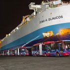 Capacidad. Los troles flamantes transportarán a 160 personas, cuando comiencen sus operaciones.