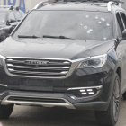 Este es el vehículo atacado. En él estaban los artistas.