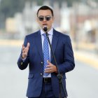 El presidente Daniel Noboa busca la reelección.