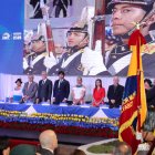 José de la Gasca fue el representante de Noboa en la inauguración de la jornada electoral.