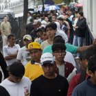 Desde trempranas horas de la mañana, los sufragantes se acercaron a ejercer su derecho al voto.