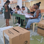Jornada electoral en Esmeraldas.
