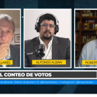 Alfonso Albán, Roberto Aguilar y Martín Pallares.