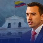 Daniel Noboa esperaba los resultados en Carondelet.