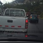 El accidente de tránsito en el puente de Guápulo causó congestión en la av. Simón Bolívar y De los Conquistadores.