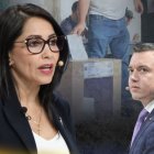 Fotomontaje para graficar este artículo sobre Luisa González y Daniel Noboa, candidatos a la Presidencia de la República.