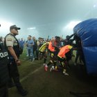 Así salieron los jugadores de Barcelona SC del Capwell.