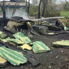 Escenario. La emergencia fue atendida por el Cuerpo de Bomberos.