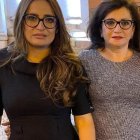 Lourdes Terreros y Rosa Argudo fueron funcionarias del IESS en Cuenca.