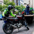 Control. Las motos fueron retenidas por agentes de la ATM.