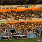 Los hinchas toreros llegaron hasta el estadio Jocay de Manta.