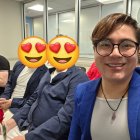 Mauricio Altamirano con los recién casados