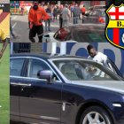 Felipe Caicedo y sus carros de lujo.
