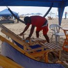 Tras los crímenes cometidos este fin de semana, hubo pocos turistas en el balenario.