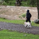 El río Yanuncay se mantiene en alerta debido a su alto caudal.