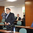 El candidato a juez de la Corte Constitucional, Edwin Aceldo, rindió el examen oral para el concurso de selección ese 18 de febrero de 2025.