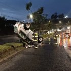 Un siniestro de tránsito se registró en la avenida Simón Bolívar