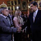 Caracas. El presidenteNicolás Maduro y el fiscal general, Tarek William, a cargo de comisión para la reforma.