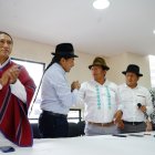 El excandidato presidencial y líder indígena se reunió este 19 de febrero.