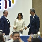 La candidata y presidenta de la Revolución Ciudadana, Luisa González.