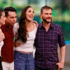 La Flaca Guerrero con otros participantes.