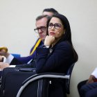 La candidata de la Revolución Ciudadana, Luisa González.