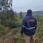 Un operativo en la quebrada Colorada, ubicada en la parroquia San Antonio halló se encontró el arrojo de escombros