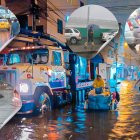 La intensa lluvia dejó varias postales en Guayaquil