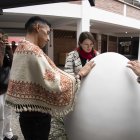 La obra se presentó en la Plaza Belmonte, en Quito. El domingo estará en la Plaza de las Ritualidades de la parroquia Amaguaña.