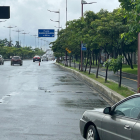 Vista general de la vía Samborondón, donde ocurrió el ataque fatal.