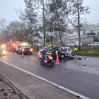 El siniestro de tránsito ocurrió en el sector de San Martín, en sentido norte-sur.