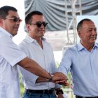 El presidente Daniel Noboa realizó una entrevista radial en la provincia de El Oro.