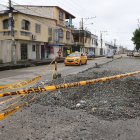 Arreglos. En esta zona del sur de Guayaquil se iniciaron trabajos municipales, pero no han sido terminadas.