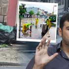 Situación. El alcalde se refirió a las inundaciones en Guayaquil durante un enlace radial.