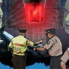 Ilustración para graficar este artículo sobre el patrullaje de Guayaquil.