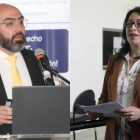 Mario Godoy y Solanda Goyes, presidente y vocal del Consejo de la Judicatura.