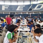Las partidas de ajedrez se disputaron en el coliseo Voltaire Paladines Polo.