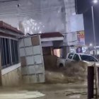 Las fuertes lluvias provocaron el desbordamiento de ríos en Piñas.