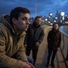 Ilustración hecha con IA. El sujeto parecía que quería acabar con su vida.