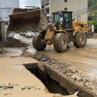 A pesar de los esfuerzos, aún persisten grandes dificultades para restablecer las condiciones en Piñas tras el aluvión.