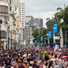 Los exteriores de Malecón 2000 se repletó de personas