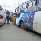 El bus involucrado en el trágico accidente de Sayausí, Cuenca